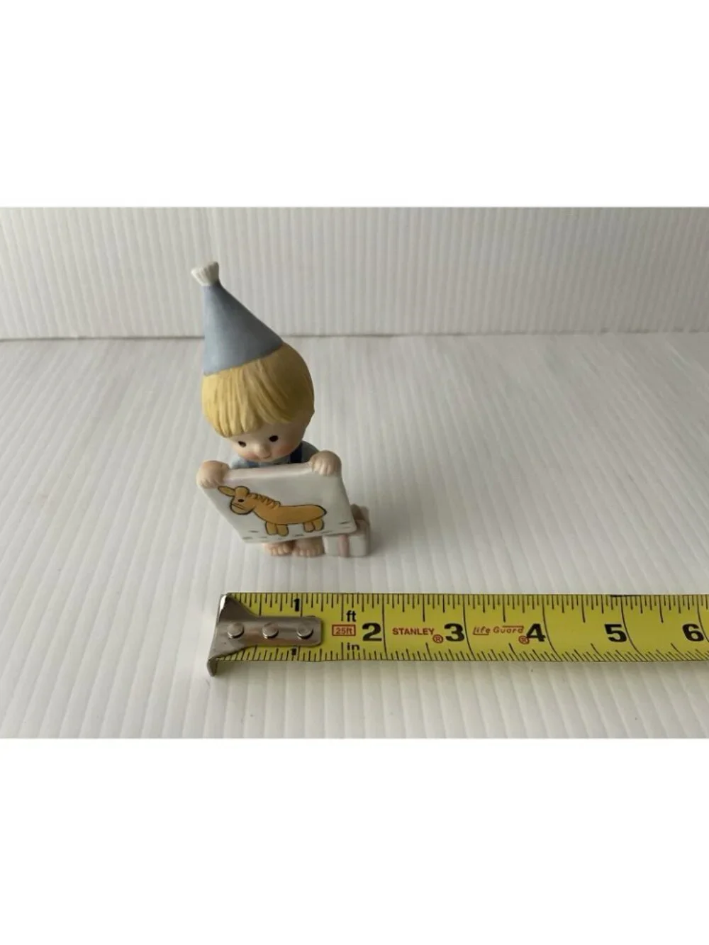 1982 Enesco Country Cousins Scooter Pin the Tail on the Donkey With Present